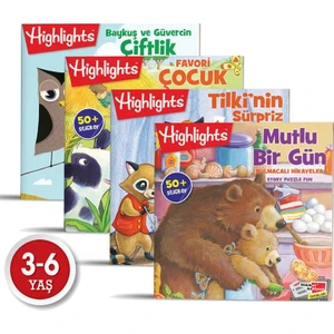 Sticker Bulmacalı Hikayeler 4'lü Set
