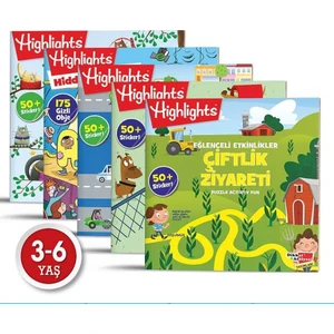 Sticker Eğlenceli Etkinliklerle Hikayeli Bulmaca 5'li Set