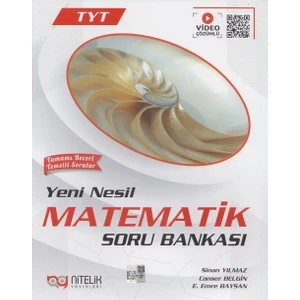 Nitelik Yayınları YKS TYT Yeni Nesil Matematik Soru Kitabı Video Çözümlü