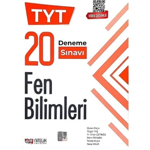 Nitelik Yayınları YKS TYT Fen Bilimleri 20 Deneme Sınavı Video Çözümlü