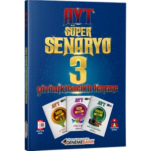 Denemebank YKS AYT Süper Senaryo 3 Deneme