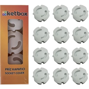 12 Adet Priz Kapatıcı Koruyucu Çocuk Bebek Güvenlik Emniyet