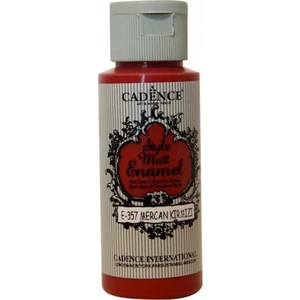 Enamel Cam Boyası F 357 Mercan Kırmızı