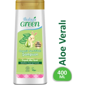 Baby's Green Organik Aloe Veralı Bebek Saç ve Vücut Şampuanı 400 ml