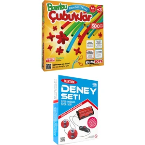 Bambu Çubukları ve Deney Seti 2'li Set