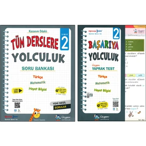 Üçgen Yayıncılık 2. Sınıf Tüm Dersler+ Başarıya Yolculuk ( Yaprak Test) 2 Kitap