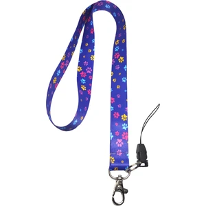 Pati Desenli Boyun Yaka Kartı İpi 42 cm Uzunluk 20 mm Genişlikte Canlı Renkler