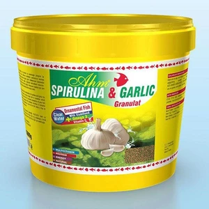 Ahm Spirulina Garlic Sarımsaklı Balık Yemi 100GR