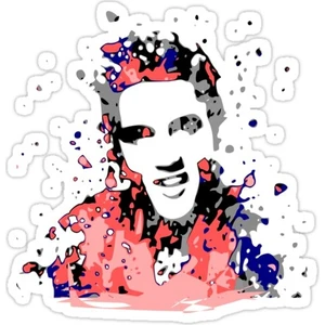 Elvis Sticker Araba Oto Arma Duvar Sticker Ev Dekoratif Çıkartma 15 cm