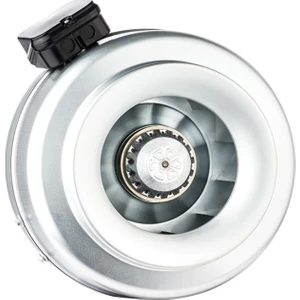 16 cm çapında BDTX 160 2550 D/D 220/230 volt Monofaze Yuvarlak Kanal Fanı Geriye Eğimli