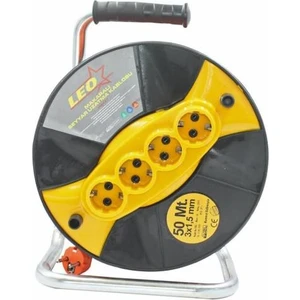 Makaralı Seyyar Uzatma Kablosu 3x1,5mm 50 Metre