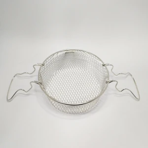 Kızartma Teli Çift Saplı Cips Sepeti