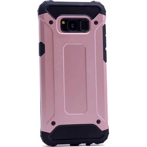 noktaks - Samsung Galaxy Note 8 - Kılıf Çift Katman Zırh Tank Crash Military Kapak - Rose Gold - T2475