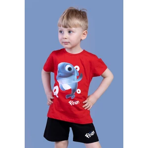 Toontoy Kids Toontoy Erkek Çocuk Balık Baskılı Şortlu Takım