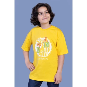Toontoy Kids Toontoy Erkek Çocuk Renkli Baskılı Tişört