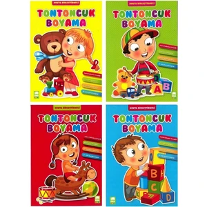 Ema Çocuk Tontoncuk Boyama 4 Kitap