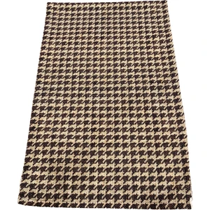 Tuğçe Demir Home Desıgn Hasır Kahve Kazayağı Desen Runner