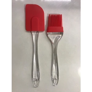 Silikon Fırça Spatula Kırmızı