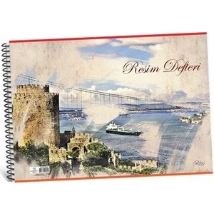 Telli Resim Defteri 15 Yaprak 35 x 50 cm