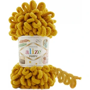 Puffy El Örgü Ipi 02 Hardal 5'li Paket
