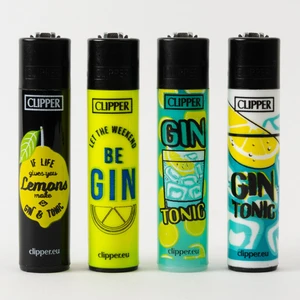 Clipper Gin Tonic 4'lü Çakmak Seti