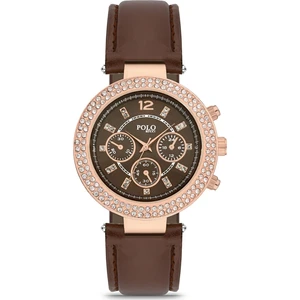 Polo Rucci 2115 Taşlı Kayışlı Kadın Kol Saati