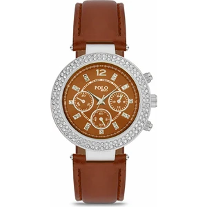 Polo Rucci 2115 Taşlı Kayışlı Kadın Kol Saati