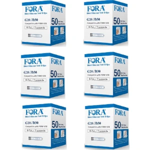 Ölçüm Stribi 6 x Kutu (300 Ölçüm)