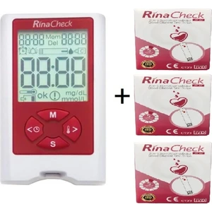 Rina Check Ölçüm Cihazı + 3 Kutu (150 Ölçüm) Ölçüm Stribi