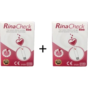 Rina Check Ölçüm Stribi  x 2 Kutu (100 Ölçüm)