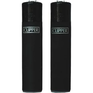Clipper Siyah Micro Soft Çakmak 2li