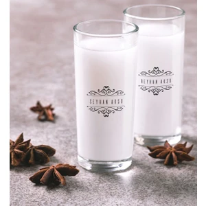 Kişiye Özel Renkli Baskılı Isimli Ikili Rakı Bardağı Seti-9