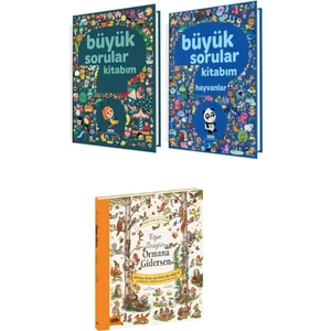Yapı Kredi Yayınları Büyük Sorular ve Hayvanlar Kitabım + Eğer Bugün Ormana Gidersen