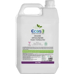 Hipoalerjenik Yüzey Temizleyici, Organik & Vegan Sertifikalı, Ekolojik, Evcil Hayvan Dostu, 5000ml