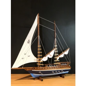 Çiko Toys Yelkenli Ahşap Gemi Maketi Büyük Boy