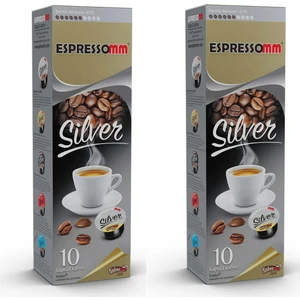 Espressomm® Silver Kapsül Kahve 20'li  Tchıbo Cafissimo® Uyumlu*