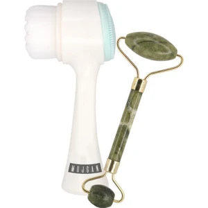 Mujgan 2'li Bakım Seti Yüz Temizleme Fırçası + Yeşim Taşı Masaj Aleti