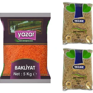 2'li Kumanya Gıda Ziyafet Paketi 5 kg Kırmızı Mercimek + 5 kg Yeşil Mercimek