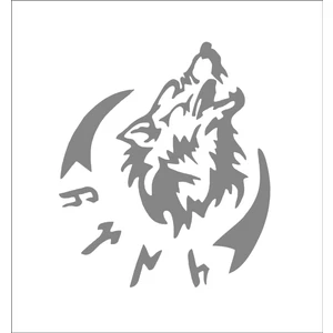 Sticker Fabrikası Göktürkçede Türk ve Kurt Eski Dilde Türk Yazısı Sticker 00758