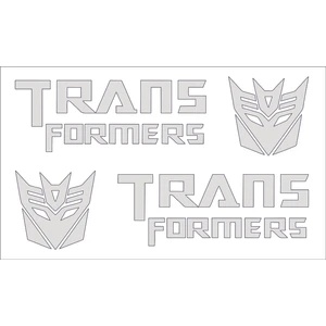 Sticker Fabrikası Transformers Araba Aynası Sticker 00762