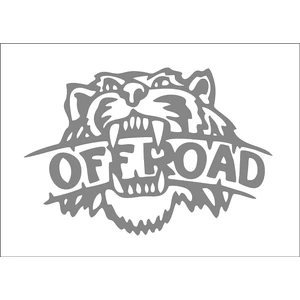 Sticker Fabrikası Off Road Kaplan Offroad 4x4 Sticker 00861