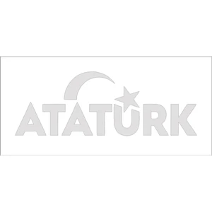 Sticker Fabrikası Atatürk Ay Yıldız Türk Bayrağı Sticker 00884