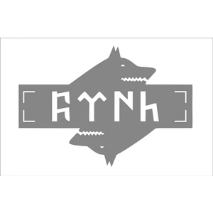 Sticker Fabrikası Göktürk Göktürkçe Türk Yazı Kurt Sticker 00888