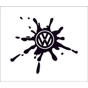 Sticker Fabrikası Volkswagen Yakıt Depo Kapağı Sticker 00906