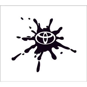 Sticker Fabrikası Toyota Yakıt Depo Kapağı Sticker 00908