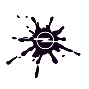 Sticker Fabrikası Opel Yakıt Depo Kapağı Sticker 00913
