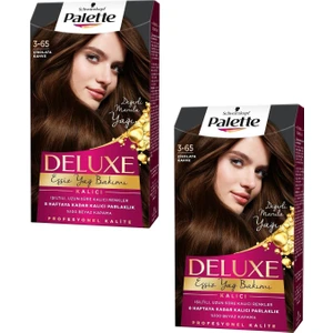 Deluxe Saç Boyası Çikolata Kahve 3-65 2 Adet