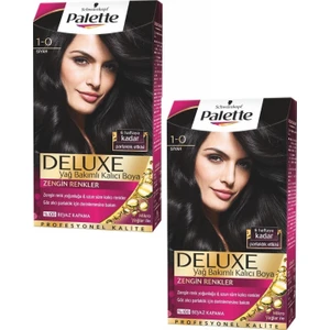 Deluxe Saç Boyası Siyah 1-0 2 Adet