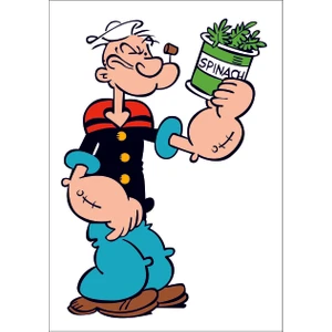 Sticker Fabrikası Temel Reis Popeye Sticker 00841
