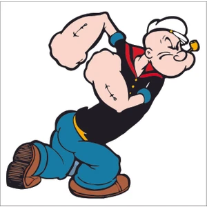 Sticker Fabrikası Temel Reis Popeye Sticker 00842